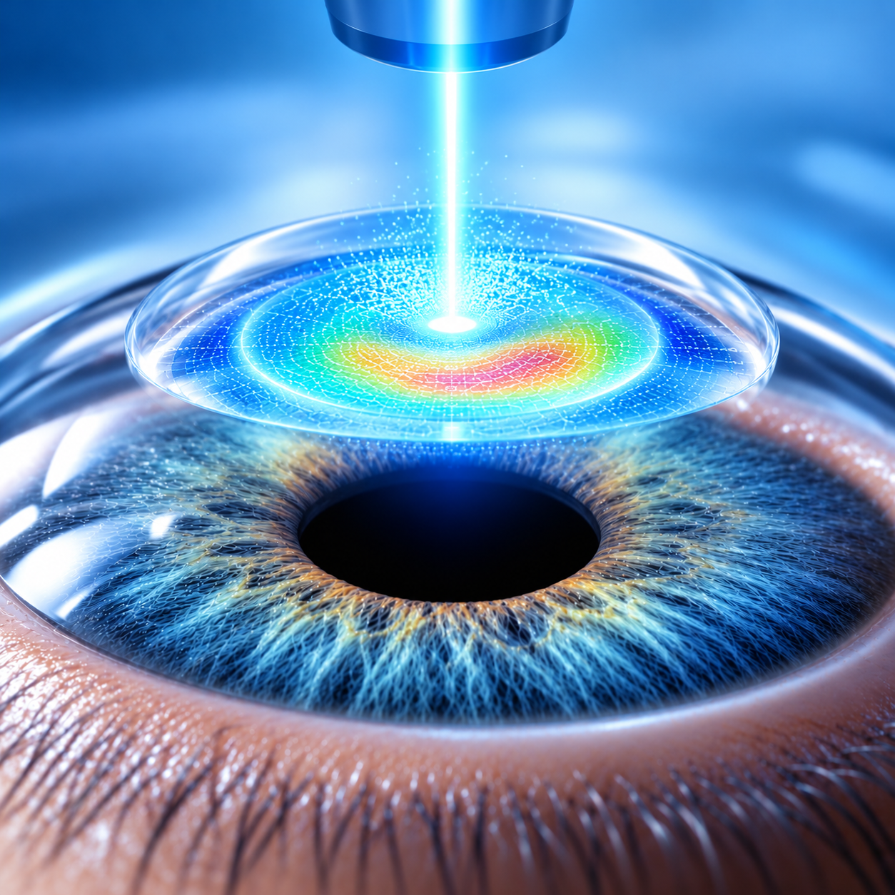 Corneal topography used for Epi Contoura LASIK
