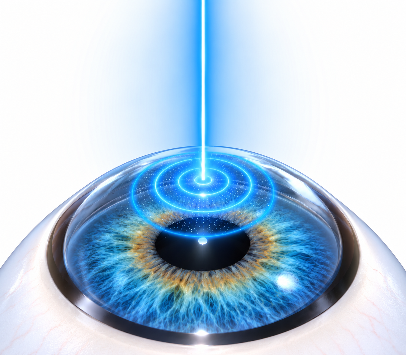 Patient enjoying clear vision after LASIK