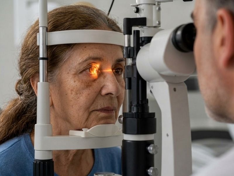 Selective Laser Trabeculoplasty (SLT) — illustrative image