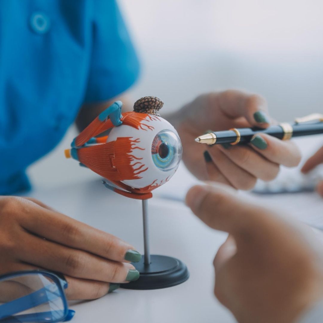Eye examination at Surya Eye