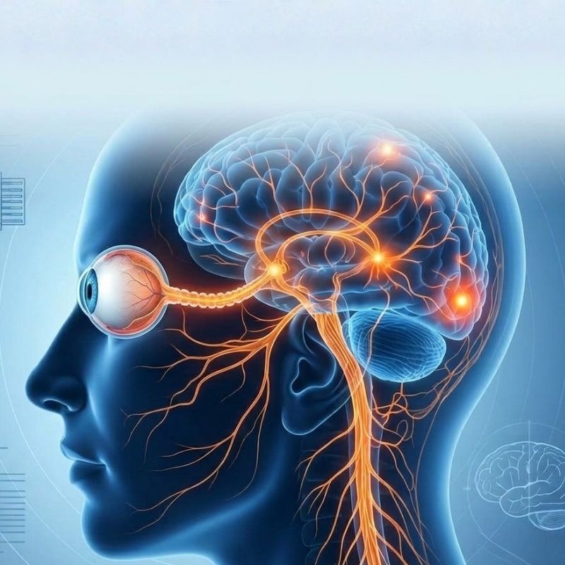 Temporary reference image for neuro-ophthalmology care