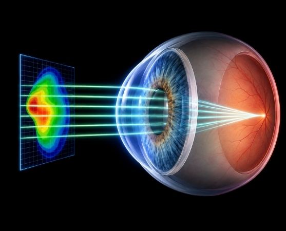 Custom Wavefront 3D eye mapping technology at Surya Eye